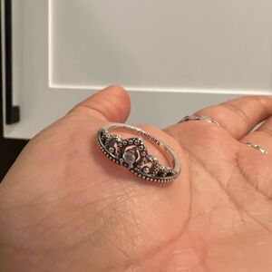 brown ring size 7 pandora